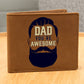 Graphic Leather Wallet For Dad